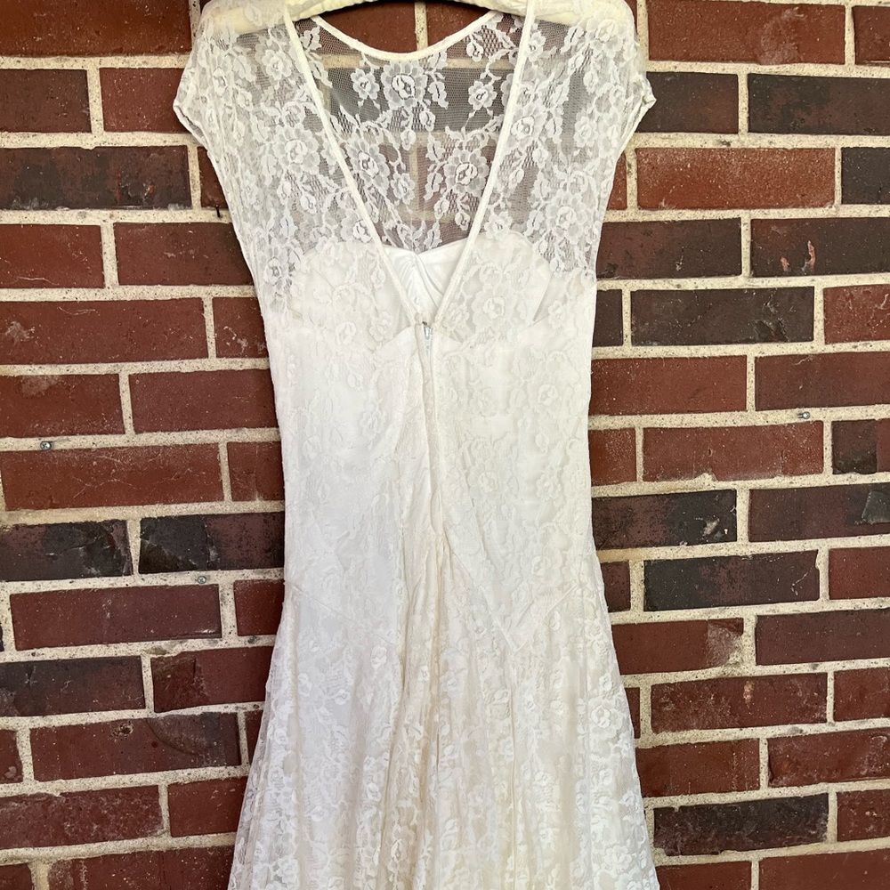 Fredrick’s of Hollywood white lace dress